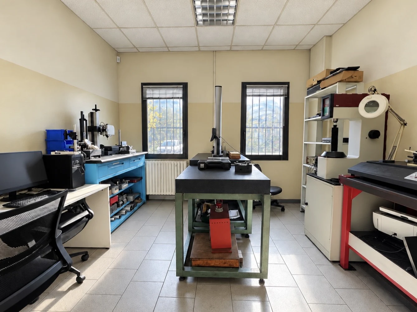 Reparto collaudo – vista generale